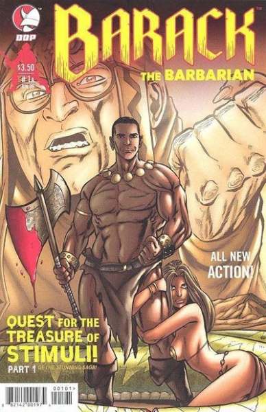 Barack the Barbarian comic books